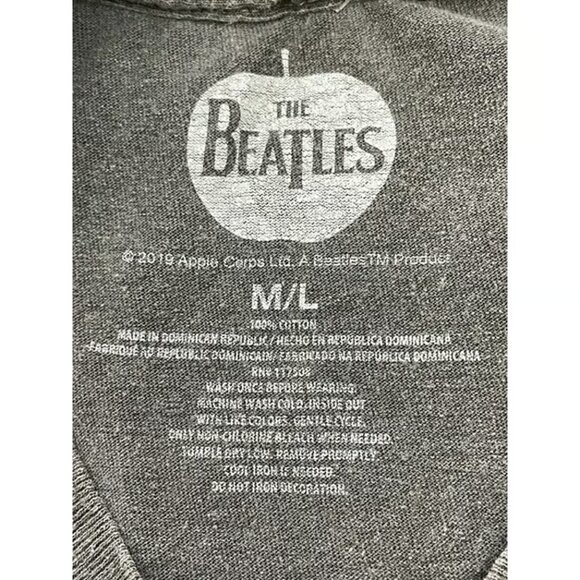 The Beatles Recording Studio Photo Graphic Print Gray T-Shirt Men's MEDIUM - Picture 4 of 4